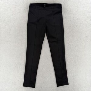 Theory Pants Womens Small Black Aurore Sabali Knit Ankle Slim Stretch Work NWT